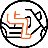 Mid-mount foot controls
